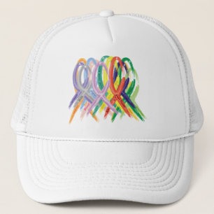 Gorra De Camionero Multi-Colored Ribbons for Awareness