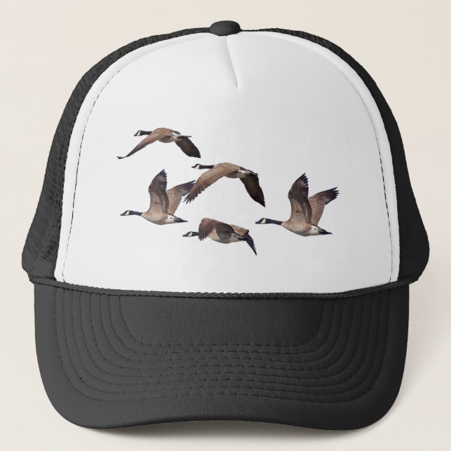 Gorra De Camionero Multitud de gansos salvajes (Anverso)