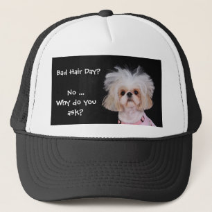 Gorra De Camionero ¿Mún día del pelo?