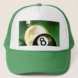 Gorra De Camionero Mundo como bola de señal