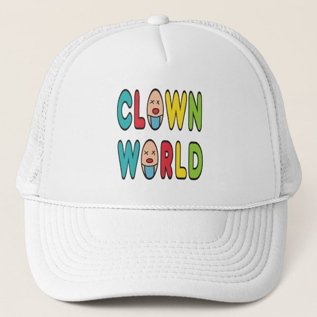 Gorra De Camionero Mundo de Payaso (Anverso)