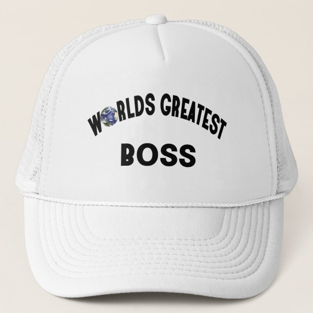 Gorra De Camionero Mundos Boss más grande (Anverso)