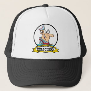 GORRA DE CAMIONERO MUNDOS MÁS GRANDES DELI CLERK HOMBRES PERSONALIZAD