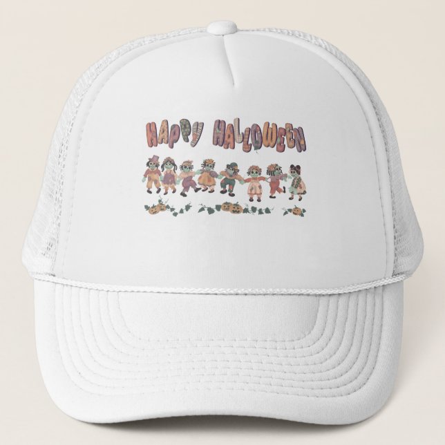 Gorra De Camionero Muñeca de Trapo Zombies Fiesta Bebe  (Anverso)