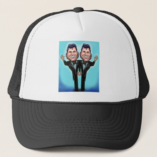 Gorra De Camionero Muñecas de pasteles Boda gay (Anverso)