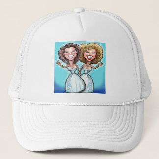 Gorra De Camionero Muñecas de pasteles de Boda lesbiana