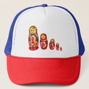 Gorra De Camionero Muñecas rusas de anidación Matryoshka
