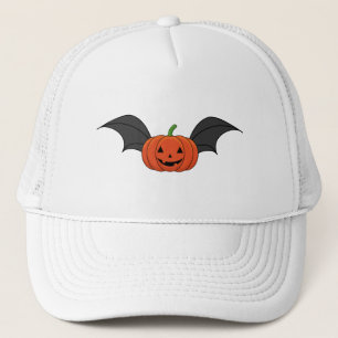 Gorra De Camionero Murciélago de calabaza de Halloween