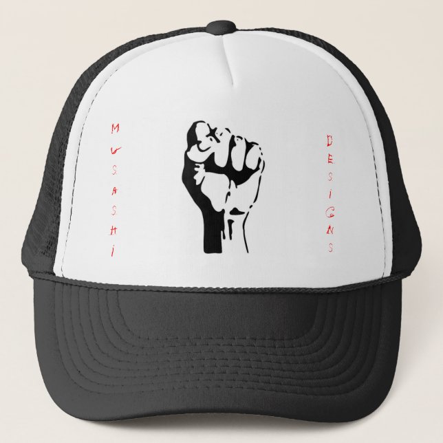 Gorra De Camionero Musashi diseña el puño (Anverso)