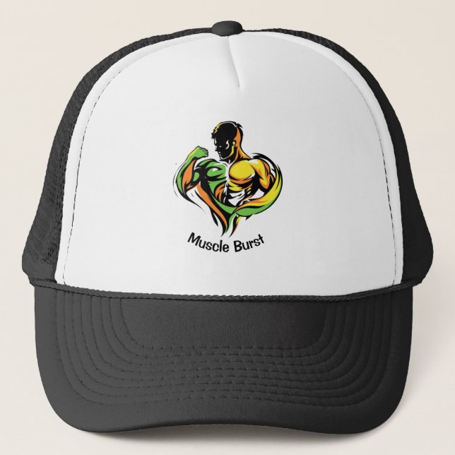 Gorra De Camionero Muscle Burst (Anverso)