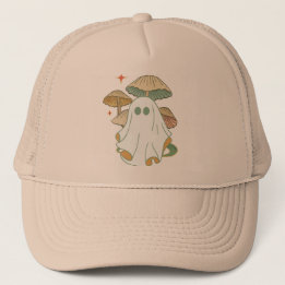 Gorra De Camionero Mushroom Ghost Vintage