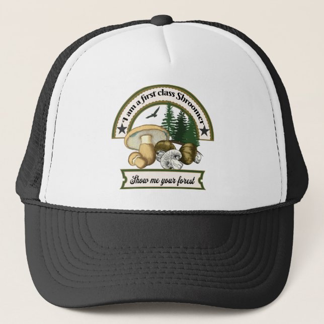 Gorra De Camionero Mushroom Hunter (Anverso)