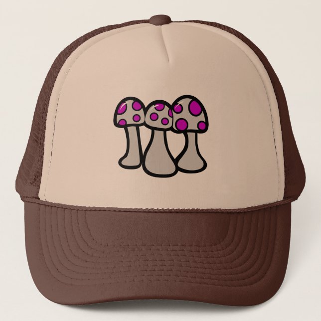 Gorra De Camionero Mushroom Spots (Anverso)