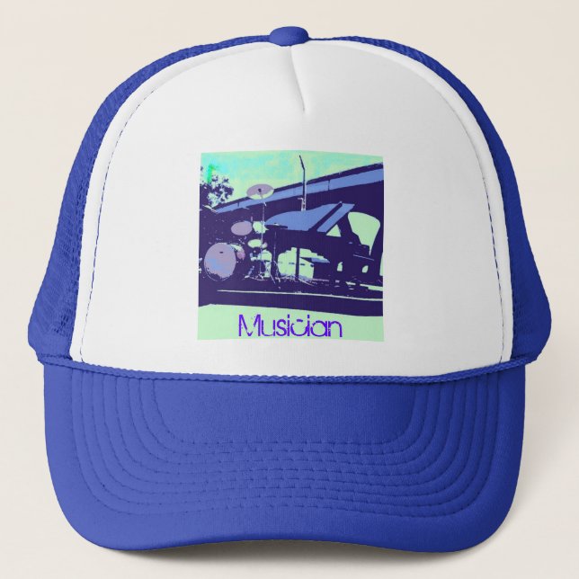 Gorra De Camionero Music/Musician (Anverso)