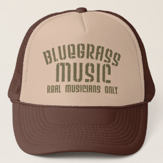 Gorra De Camionero Música Bluegrass Músicos de verdad sólo textos de 