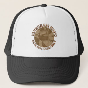 Gorra De Camionero Música Bluegrass Real Músicos Solo Jugadores De 