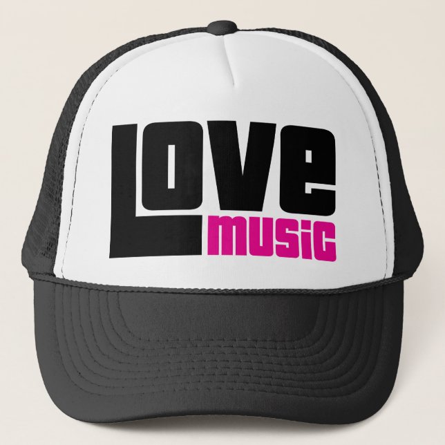 Gorra De Camionero Música de amor (Anverso)