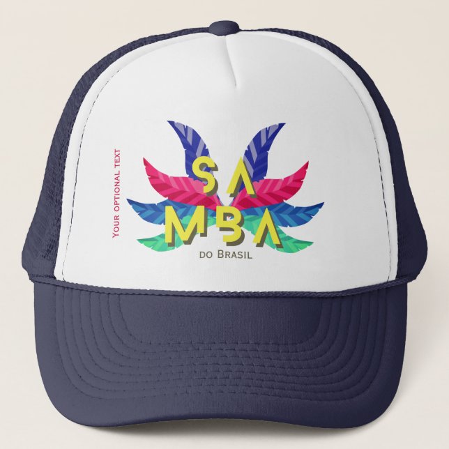 Gorra De Camionero Música de baile Samba brasileiro do Brasil (Anverso)