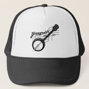 Gorra De Camionero Música de bluegrass con banjo
