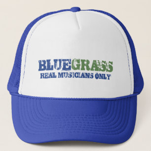 Gorra De Camionero Música de Bluegrass Real: solo texto duro