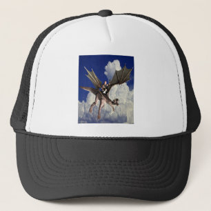 Gorra De Camionero Música de dragón en las nubes