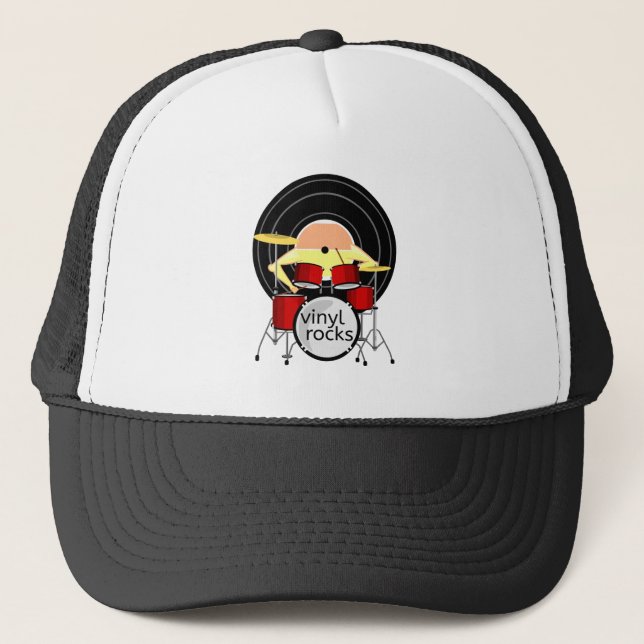 Gorra De Camionero Música de grabación de vinilo (Anverso)
