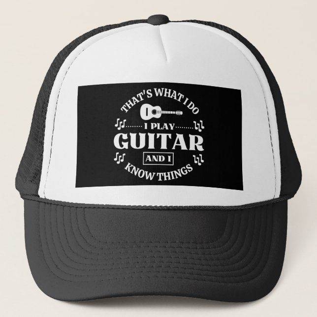 Gorra De Camionero Música de guitarra (Anverso)