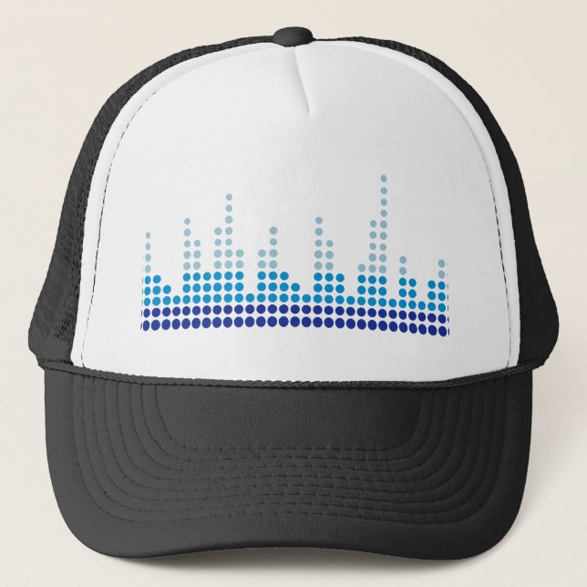 Gorra De Camionero Música del equalizador (Anverso)