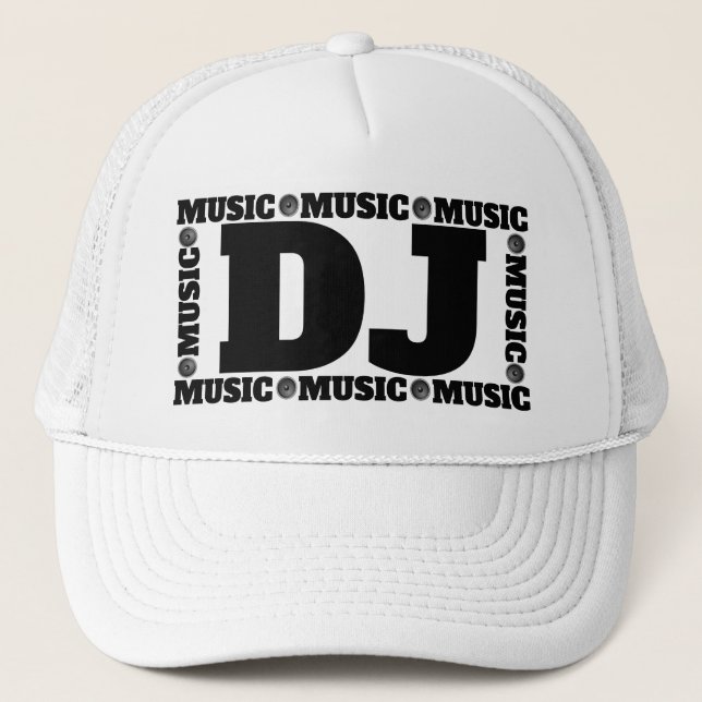 Gorra De Camionero Música DJ (Anverso)