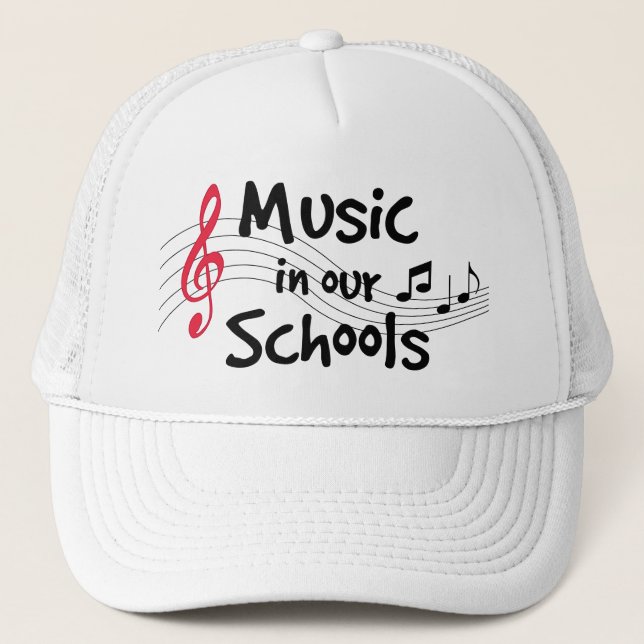 Gorra De Camionero Música en nuestras escuelas (Anverso)