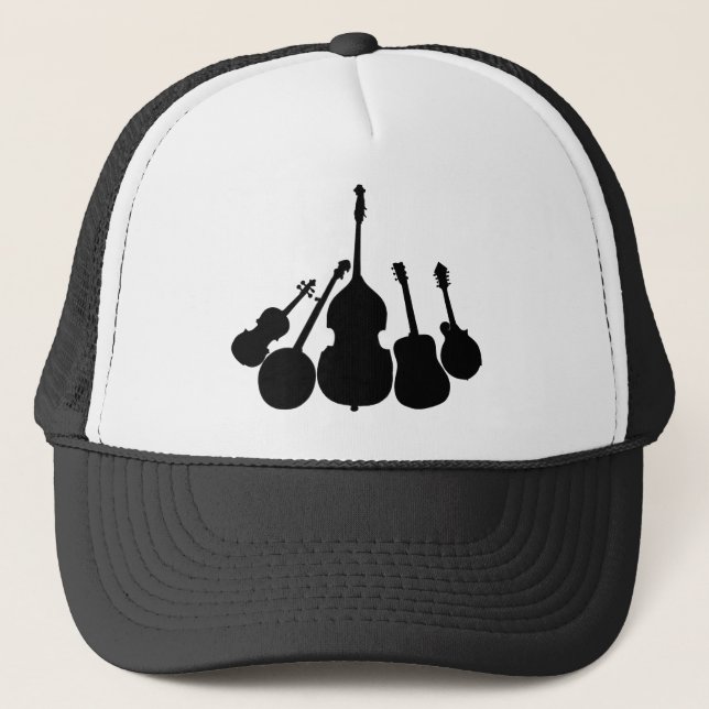 GORRA DE CAMIONERO MÚSICA INSTRUMENTS-HAT (Anverso)