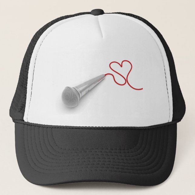 Gorra De Camionero Música para el amor (Anverso)