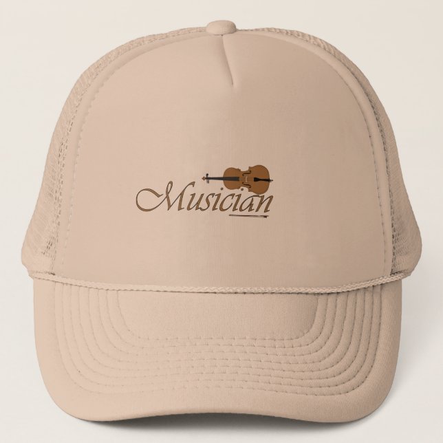 Gorra De Camionero Músico (Anverso)