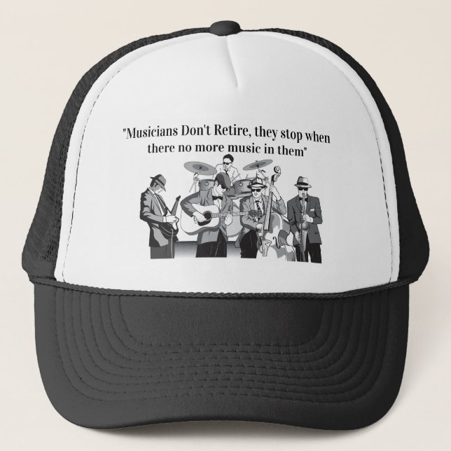 Gorra De Camionero Músicos (Anverso)
