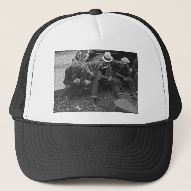 Gorra De Camionero Músicos de la calle, Maynardville, Tennessee, 1935 (Anverso)