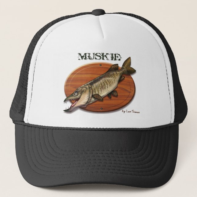 Gorra De Camionero Muskie-Placa (Anverso)