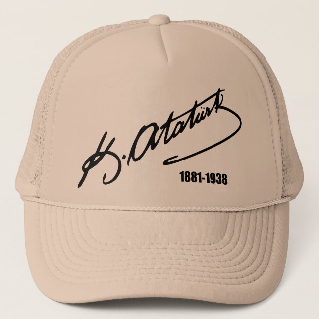 Gorra De Camionero Mustafa Kemal Ataturk (Anverso)