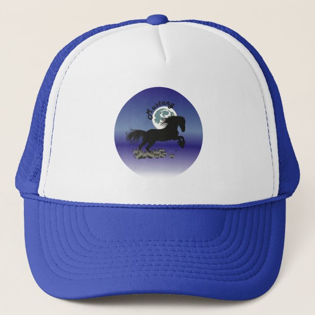 Gorra De Camionero Mustang Cap (Anverso)