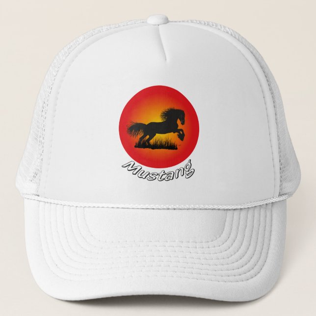 Gorra De Camionero Mustang Cap Truckerkappe (Anverso)