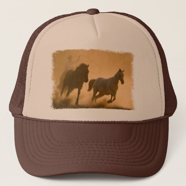 Gorra De Camionero Mustang Roundup (Anverso)