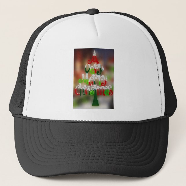 Gorra De Camionero muy alegres navidades (Anverso)