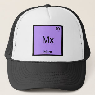 Gorra De Camionero Mx - Marx Funny Element Chemistry Symbol T-Shirt