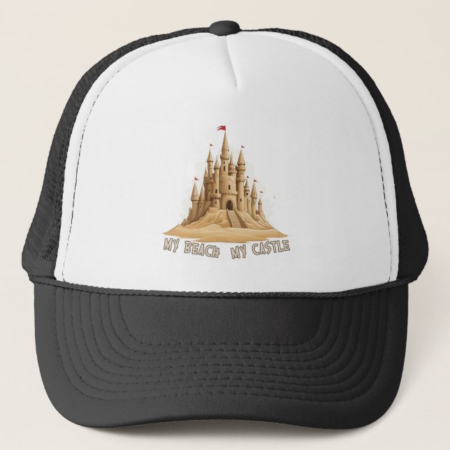 Gorra De Camionero My Beach, My Sandcastle (Anverso)