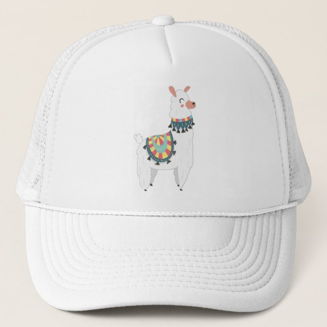 Gorra De Camionero My Cute Llama (Anverso)