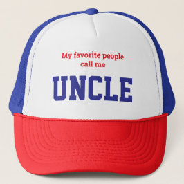Gorra De Camionero My Favorite People Call me Uncle