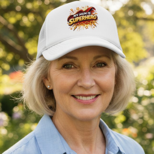 Gorra De Camionero My Mum Is Superhero Trucker Hat (Subido por el creador)