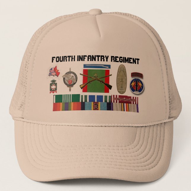 Gorra De Camionero Myribbons, 2BN4o regimiento de infantería NCO, (Anverso)