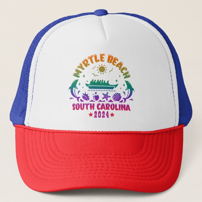 Gorra De Camionero Myrtle Beach Magic - South Carolina Adventures (Anverso)