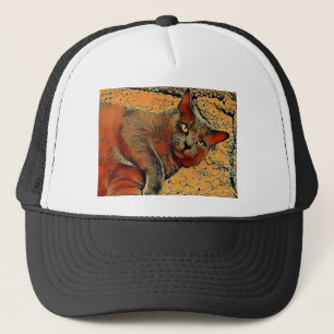 Gorra De Camionero Mysterious Cat