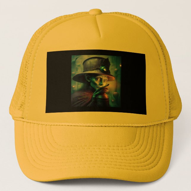 Gorra De Camionero Mysterious Lady Pointing Finger At You (Anverso)